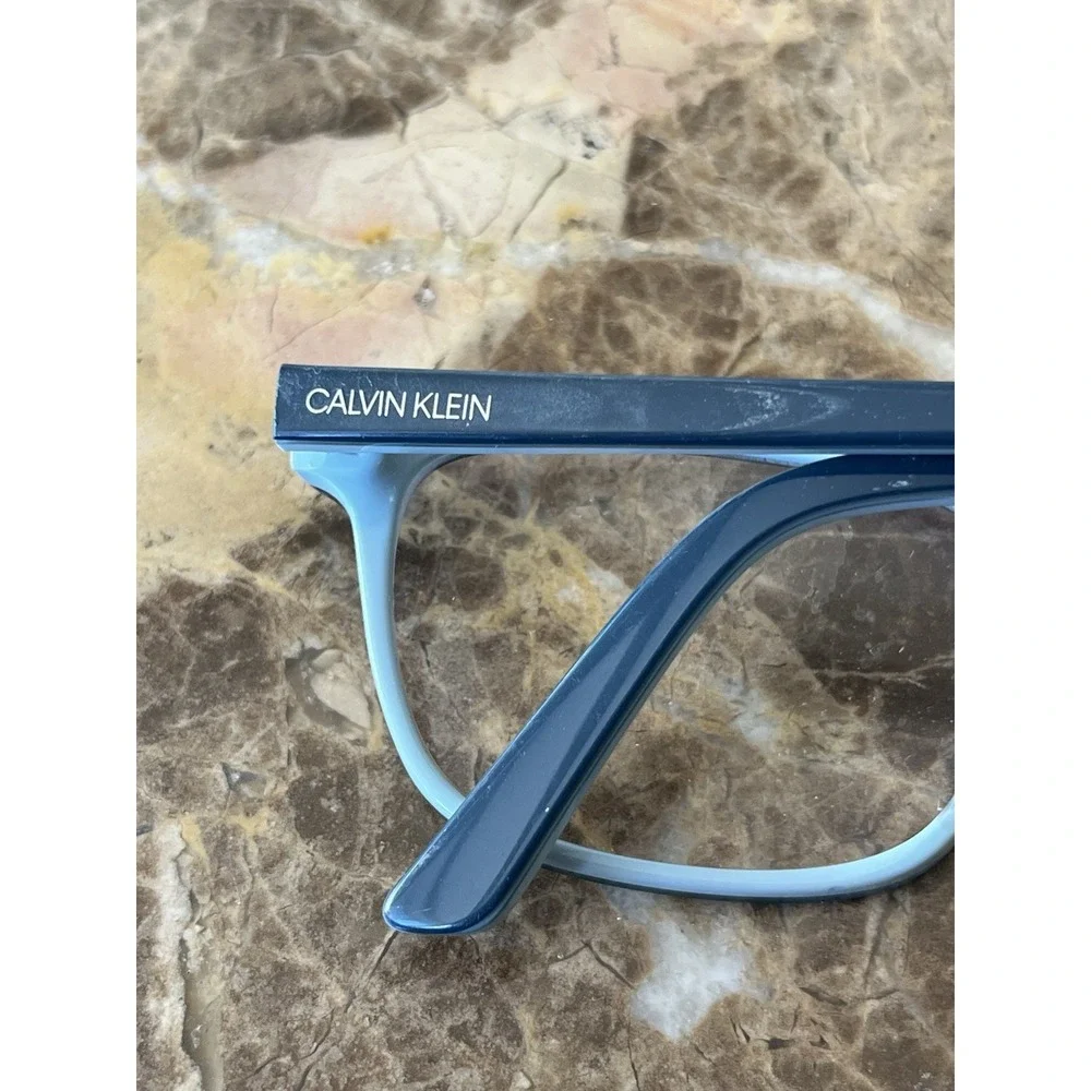 Calvin Klein CK Dark & Light Blue Wayfarer  Glasses CK185 50 16 140